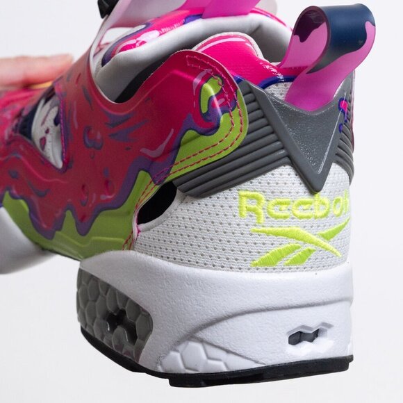 NEW Reebok Instapump Fury Ghostbusters Sneaker Pink Slime - Picture 12 of 16